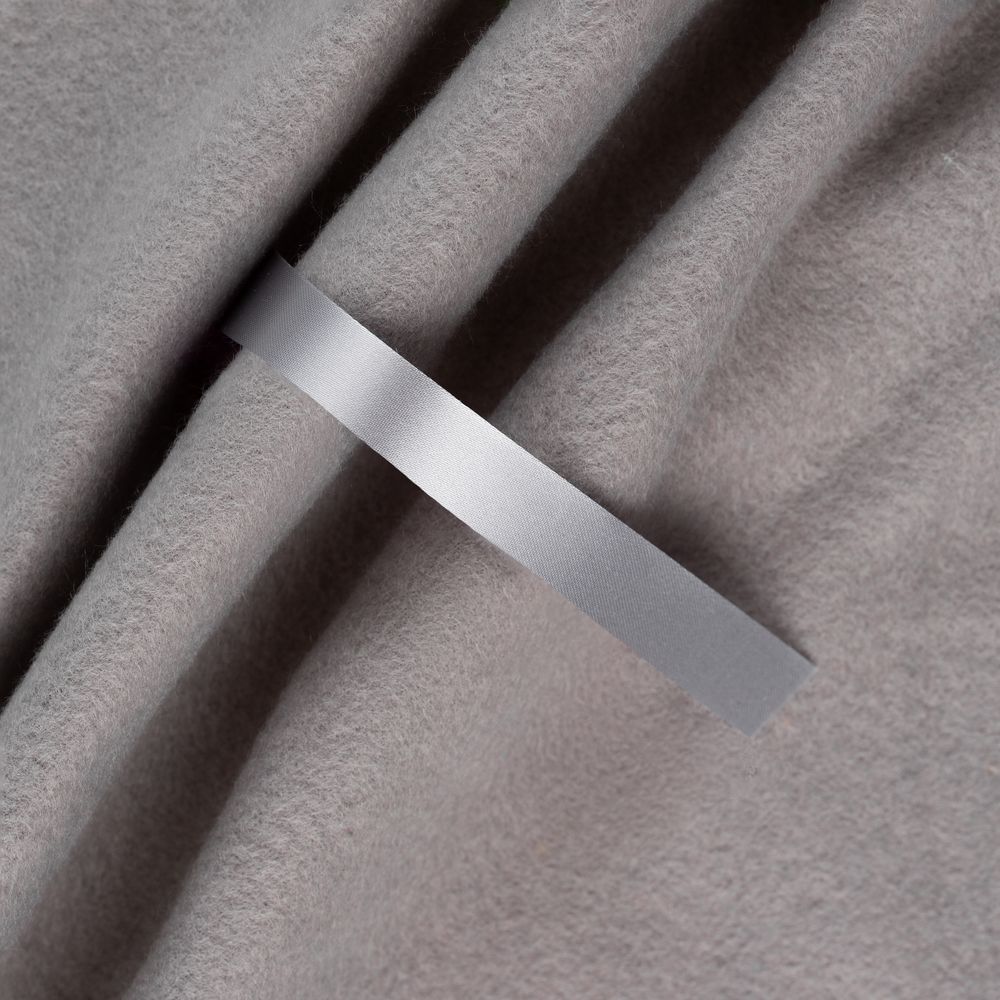 Лента сатиновая Satin 10 М, серая